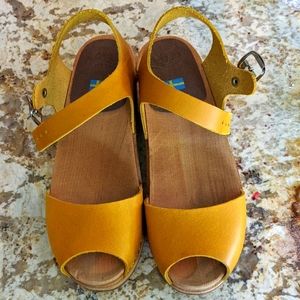 Wooden MIA Clogs Sandals, Swedish Cloga